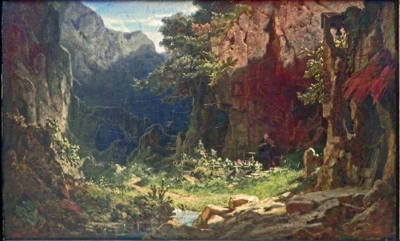 Carl Spitzweg Violine spielend Spain oil painting art